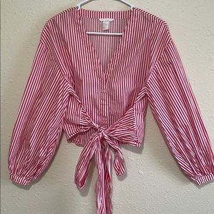 H&M - Candy Cane top